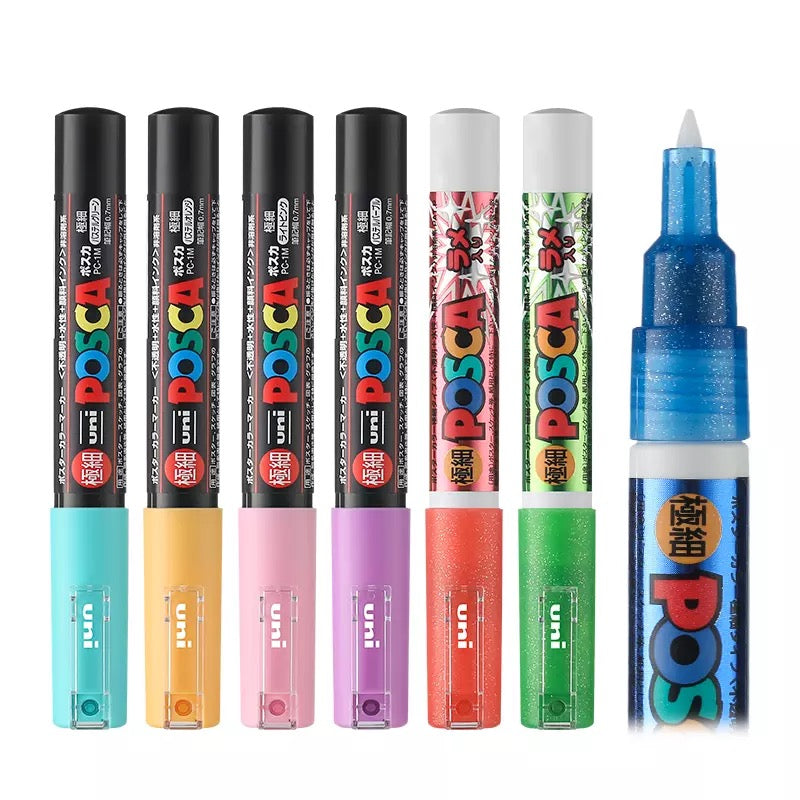 POSCA 12 Markers Set (Pack of 12 pcs)