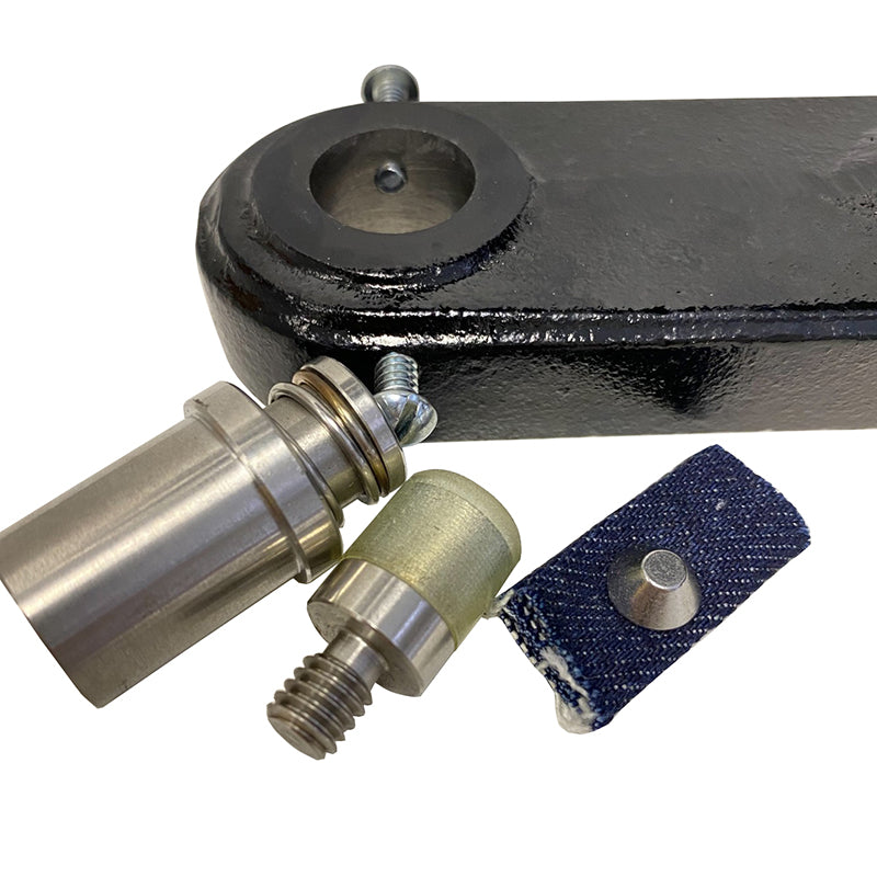 Hand press machine with 3 stubs mold