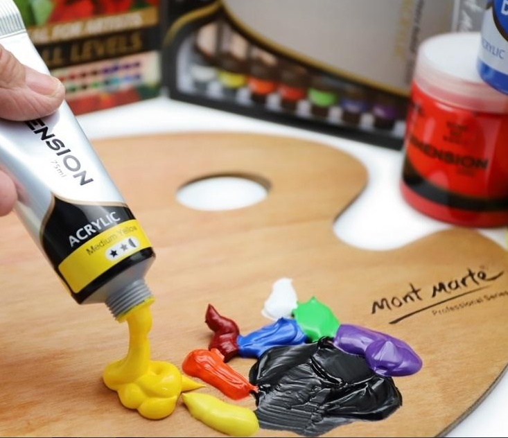 Acrylic Paint 75ml (Lamp Black)